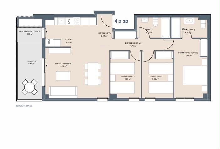 Fantastique appartement dans la zone du Club Nautique de Denia