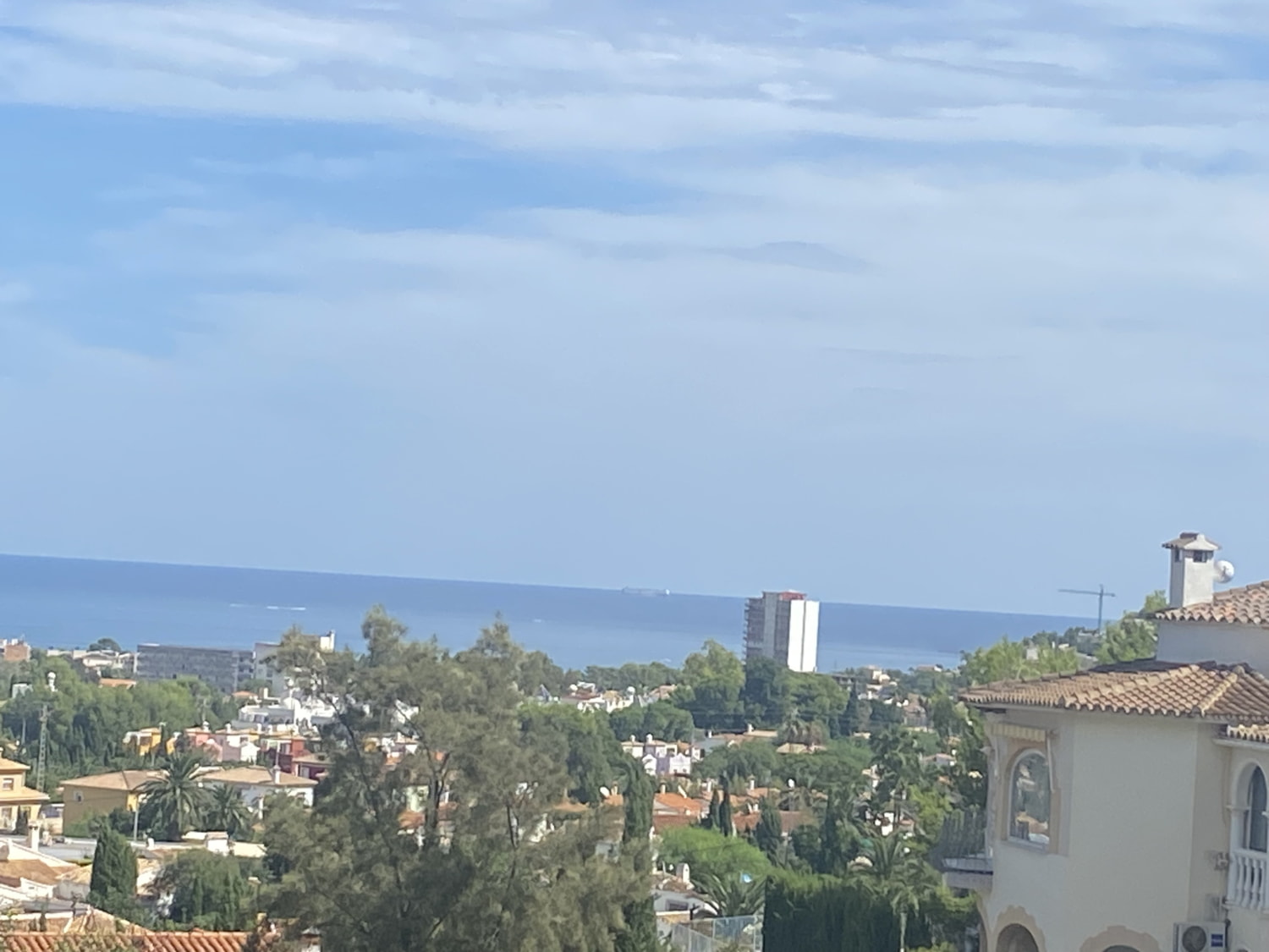 Urban land with sea views in Denia